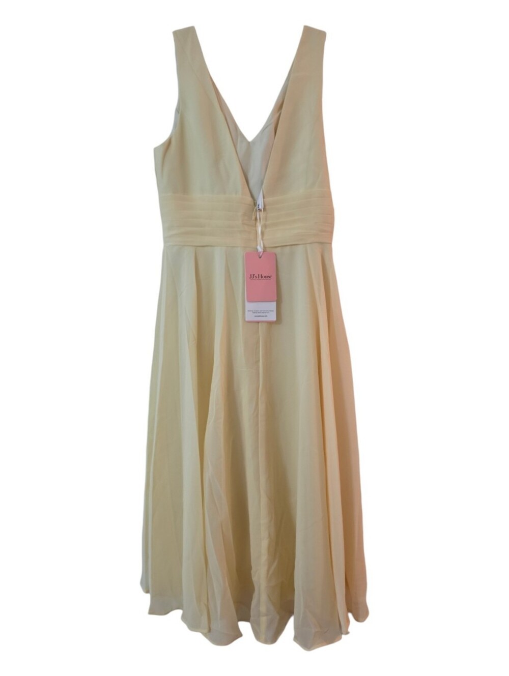 JJ's House Yellow High-Low Dress NWT Size 6 - Picture 3 of 5
